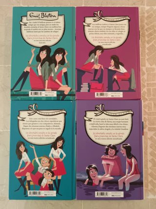 Pack 4 libros saga Santa Clara de Enid Blyton