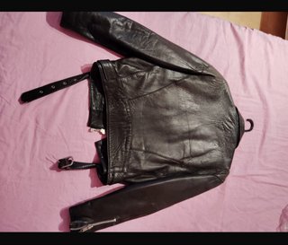 Chaqueta de Piel Vintage Años 80