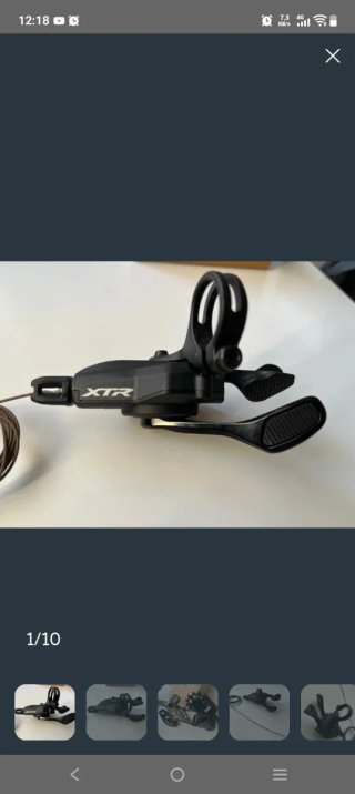 Maneta y Cambio Shimano XTR V12 NUEVO