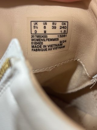 Zapatillas Clarks Tivoli Zip Piel Blanca