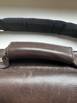 Valigetta AG Spalding & Bros vintage marrone