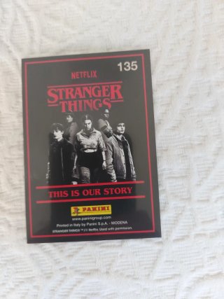 Cartas Stranger Things oro