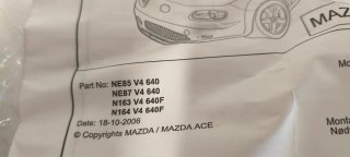 Tapa de combustible Mazda MX5 NC original