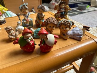 Lote de 9 Figuras Infantiles de Resina