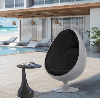 Sillón estilo Egg Chair