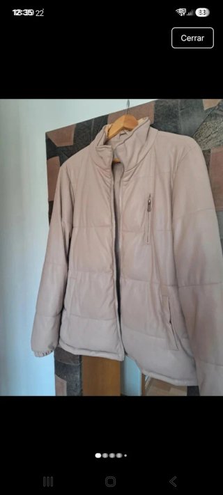 Plumifero acolchado beige