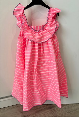 Vestido La Martinica Flúor con Diadema Talla 12
