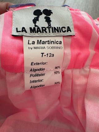 Vestido La Martinica Flúor con Diadema Talla 12
