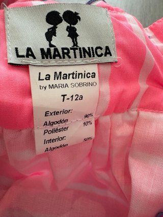 Vestido La Martinica Flúor con Diadema Talla 12