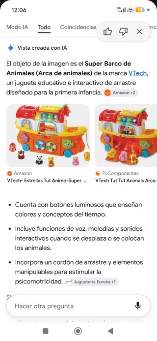 Súper Barco de Animales VTech