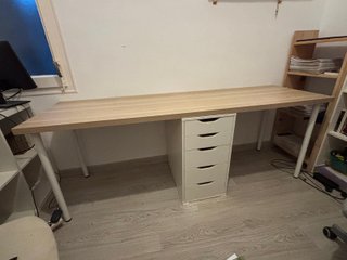 Pack Estudio IKEA: Escritorio 2m + Silla