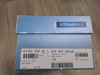 Zapatos Stonefly de Piel Marrón Talla 42