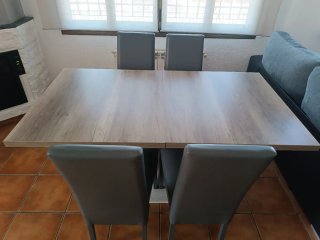 Mesa de comedor Verona roble antiguo