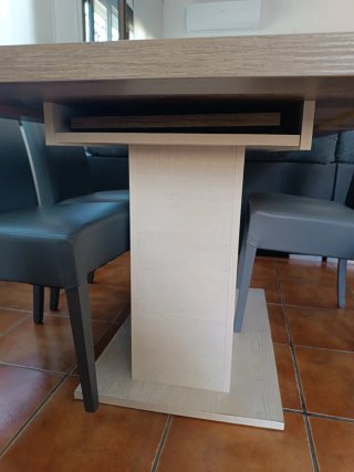 Mesa de comedor Verona roble antiguo