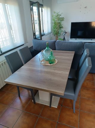 Mesa de comedor Verona roble antiguo