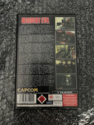 Resident Evil Sega Saturn Capcom