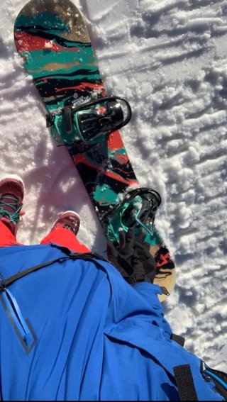 Equipo completo de snowboard