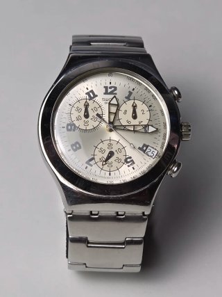 Orologio Cronografo Swatch Argento