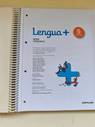 Lengua+ 5 Primaria Santillana Serie Comunica