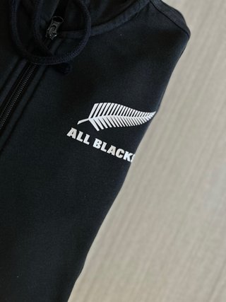 Sudadera Adidas All Blacks Rugby Felpa zip