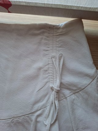 Falda pantalón blanca Stradivarius