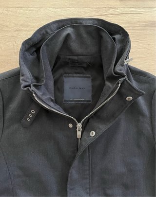 Parka gris ZARA