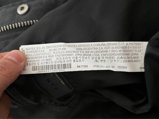 Parka gris ZARA