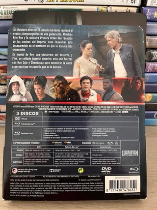 Star Wars El Despertar de la Fuerza Blu-ray DVD
