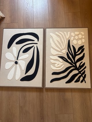 Set 2 Cuadros Decorativos Abstractos