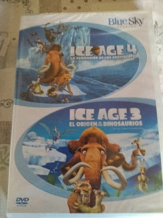 DVD Rango y Ice Age 3 y 4