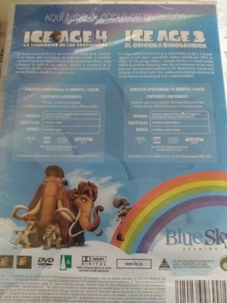 DVD Rango y Ice Age 3 y 4