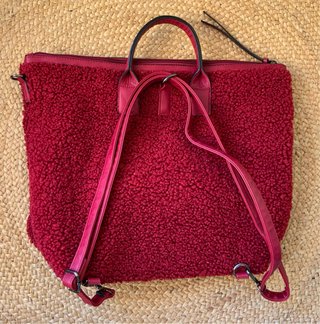 Bolso Bandolera-Mochila Rojo