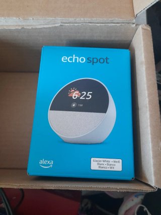 Amazon Echo Spot Glacier White