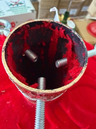 Grande Decorazione Natalizia Rossa
