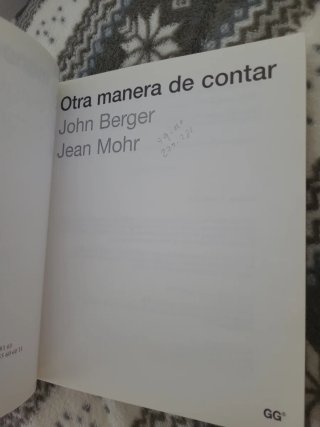 Otra manera de contar John Berger y Jean Mohr