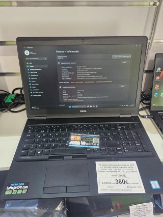 Portátil Dell Latitude 5570 i5 RAM 16GB SSD 256GB