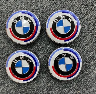 4 Tapabujes Bmw 68mm 50 aniversario nuevos