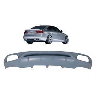Difusor trasero Audi A4 B8 look ABT Sportline