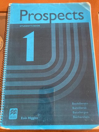 Libro Ingles bachillerato PROSPECTS 1