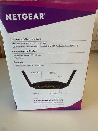 Modem Router WiFi AC1200 NETGEAR