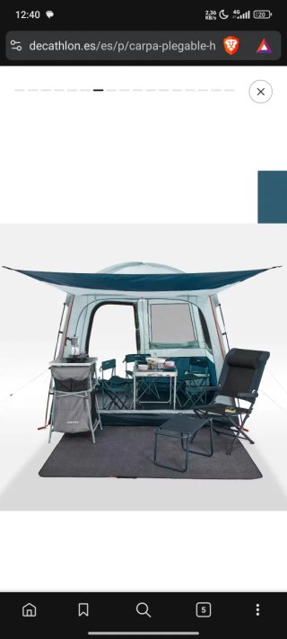 Carpa Quechua Arpenaz Base M 6 personas