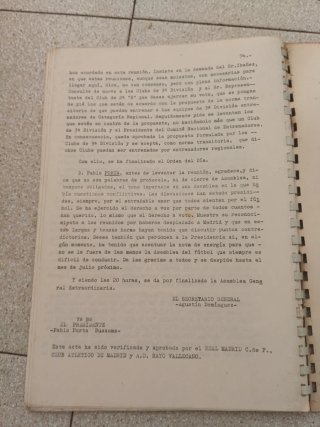 Acta federación española de fútbol 1980