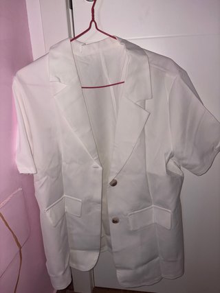 Blazer blanca Shein talla única