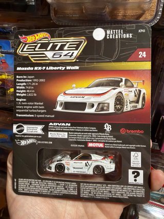 Hot Wheels Elite 64 Mazda RX-7 Liberty Walk