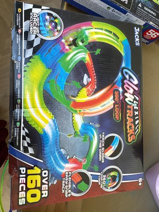 Circuito Coches Glow in the Dark 160 Piezas