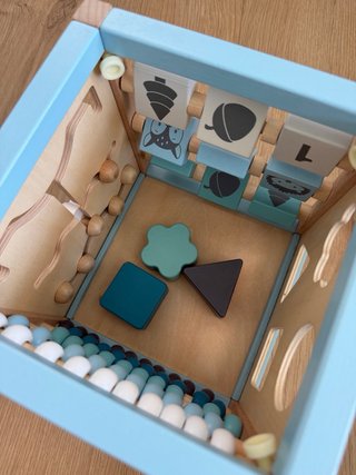 Cubo de Actividades Motoras de Madera