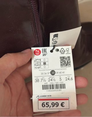 Botas Bershka Moradas