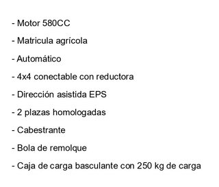 UTV / BUGGY CFMOTO UFORCE 600