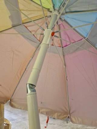 Aktive 62221 - Sombrilla de playa grande 200 cm