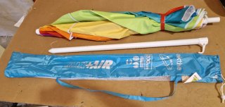 Aktive 62221 - Sombrilla de playa grande 200 cm